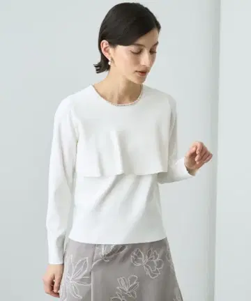 아나이 비쥬 넥 풀오버