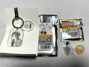 쿠로오 테츠로 클리어 베이스 키링 아크릴 mini 피규어 팬파크