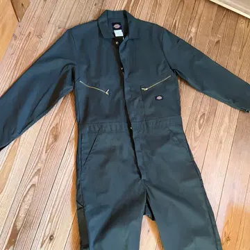 디키즈 L 사이즈 오버롤 다크 그린 남성용