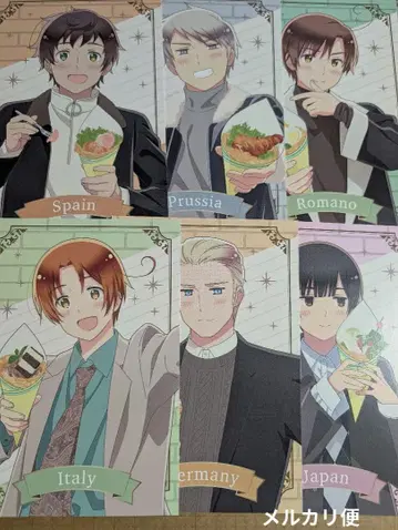 헤타리아 월드 스타즈 크레페 타임 엽서 세트