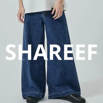 [ SHAREEF ] BAGGY DENIM 와이드 플레어 데님