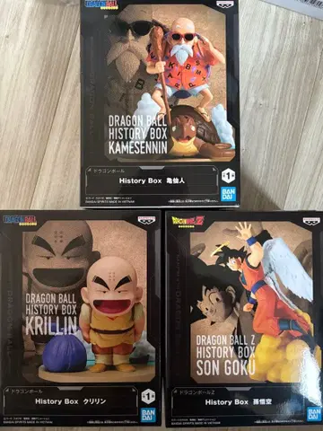드래곤볼 History Box 크리 린 손오공 무천도사 3개 세트
