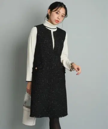 저스길리티 라메 트위드 미니 점프 스커트 2