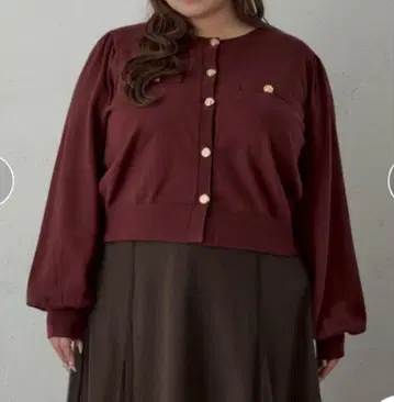 Louiosy 완판 골드 버튼 가디건 4L 루오시