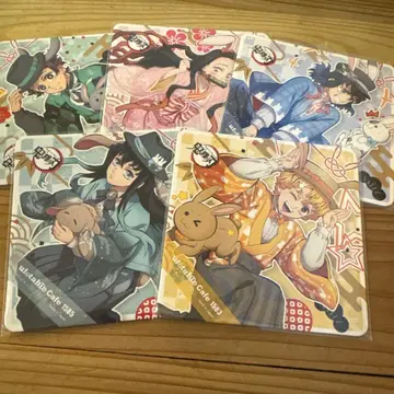 귀멸의 칼날 ufotablecafe 푸드트럭 AGF 코스터 토끼 해