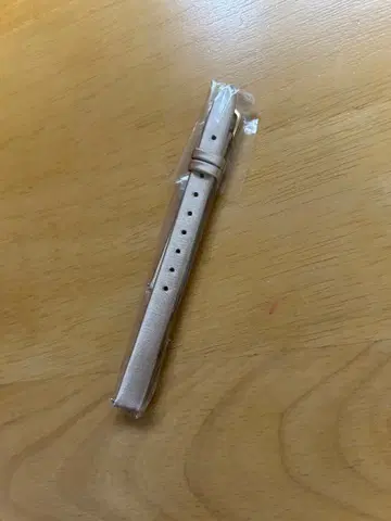 Wicca 골드 베이지 새틴 원단 교체 시계 밴드