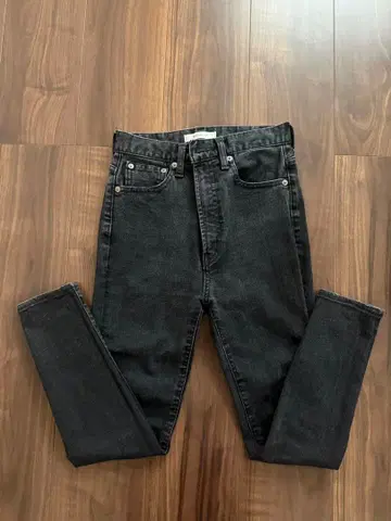 MOUSSY 스키니 데님 블랙 24