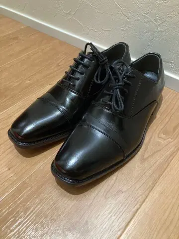 남성용 블랙 신발 24.5