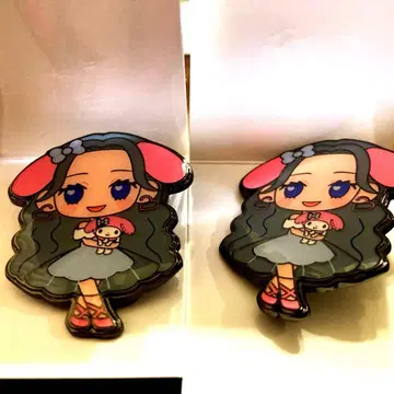 Le Sserafim 카즈하 메로크로 핀 배지 2개 세트