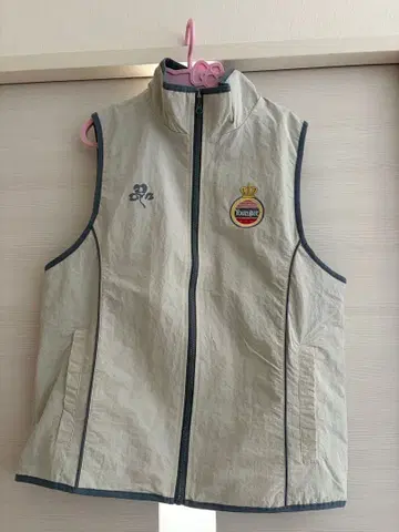 [ 미사용 새상품 ] 나일론 자켓 옅은 그레이 슬리브리스