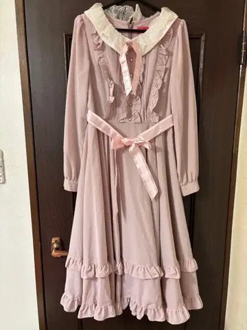 BABY, the stars shine bright 핑크 긴팔 원피스