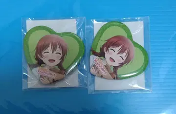 러브 라이브! 니지가사키 학원 제비뽑기당 에마 베르데 하트 캔뱃지