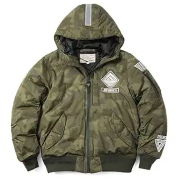 [ 가격 인하 가능 ] AVIREX 카모 무늬 후드 부착 자켓