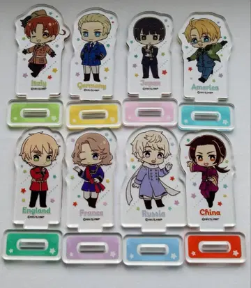 헤타리아 세리아 콜라보 아크릴 스탠드 8체 컴플리트 세트