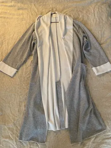 MidiUmi 그레이 롱 코트