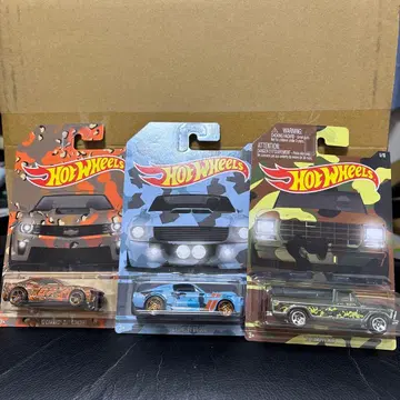 핫휠 3대 세트 카모플라쥬