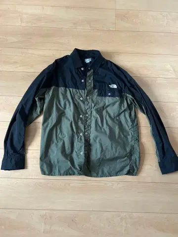 THE NORTH FACE 긴팔 셔츠 L 블랙/올리브