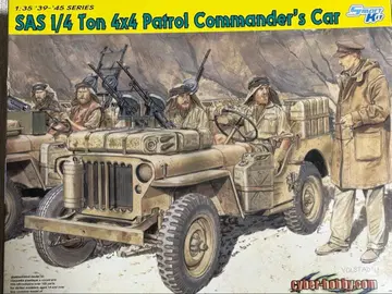 드래곤 1/35 영국 SAS 지프 지휘관차