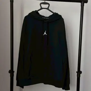 Jordan 블랙 후드티 후드 부착