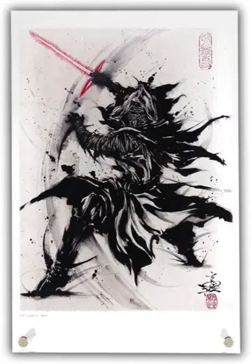 [ 미개봉 새상품 ] 카일로 렌 무진가 스탠드 포스터