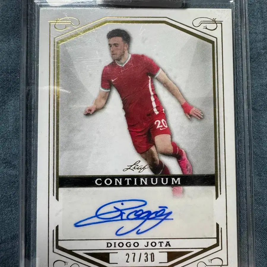 2022 Leaf Continuum Diogo Jota Auto Card 27/30 Limited #리버풀