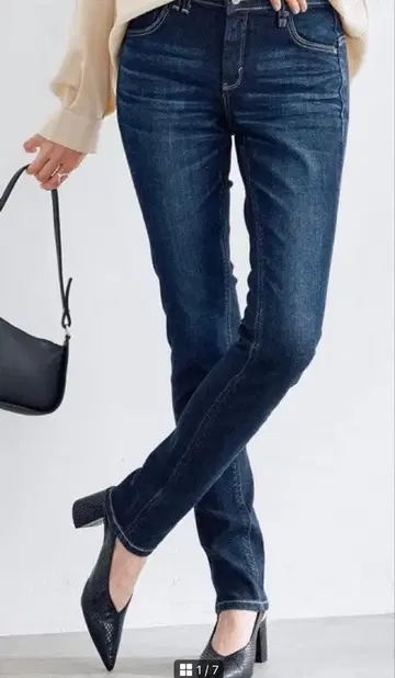 SOMETHING ANN 스탠다드 스키니 데님 팬츠 29인치