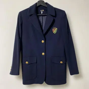 맥비트 캐시미어 100 금 단추 네이비 네이비 블레이저 엠블럼