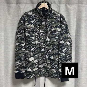 MISHKA 밀리터리 자켓 미시카 카모 패턴 카모 무늬 M 사이즈