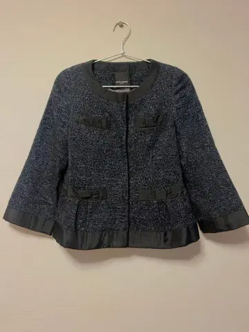 UNITED ARROWS 네이비 트위드 자켓