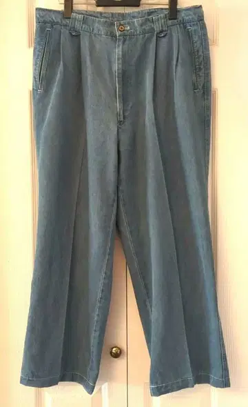 Crocodile 와이드 레그 소프트 데님 팬츠 XL 사이즈