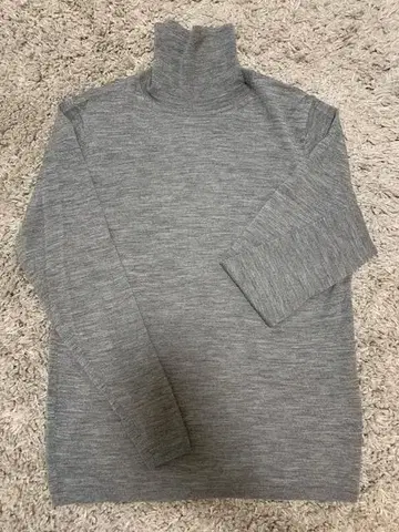 ESTNATION 에스트네이션 그레이 니트 터틀넥