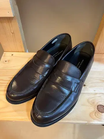 [ 새상품급 ] 유나이티드 애로우즈 GLR 가죽 로퍼 브라운 26cm