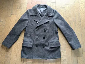 Right-on 라이트온 피 코트 일본제 차콜 그레이 M 사이즈