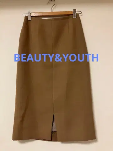 BEAUTY&YOUTH 유나이티드 애로우즈 브라운 타이트 스커트