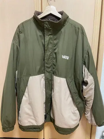 VANS 리버서블 아우터 자켓 올리브 그린