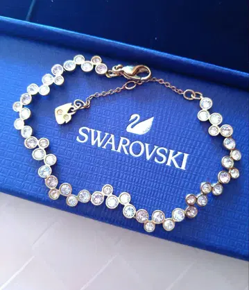 스와로브스키 거의 새상품 Fidelity 팔찌 SWAROVSKI