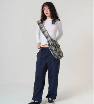 tina:jojun 더블 리본 스웨트 팬츠