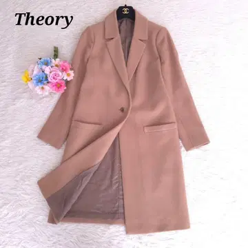 띠어리 체스터 코트 근년 고급 멜톤 카멜