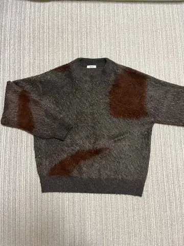 epnok 패치워크 니트 M 사이즈 브라운