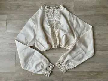 유럽 빈티지 유럽 구제 의류 티롤리안 블라우스