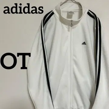 새상품급 adidas 트랙 자켓 여성용 OT (XL) 화이트