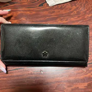 MARY QUANT 장지갑 가마구치 에나멜
