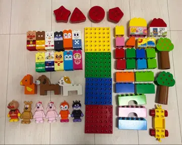 덤 포함 호빵맨 첫 블록 웨건