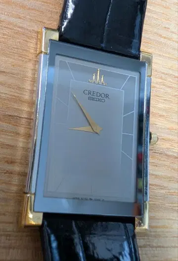 SEIKO 크레도르 22k SGP 얇은 타입 남성용 쿼츠 빈티지
