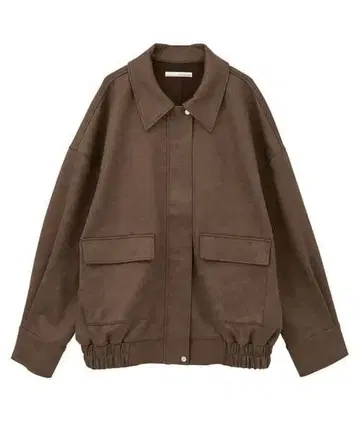 브라운 자켓 F 사이즈 포켓 부착