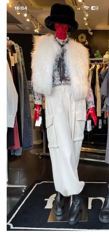 마리 인형 택 포함 미사용 새상품 카고 팬츠