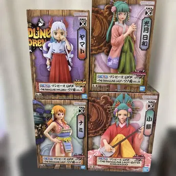 원피스 피규어 세트 4체 와노쿠니 나미 야마토