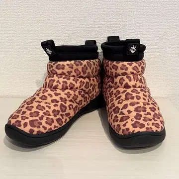 샤카 SHAKA 레오파드 무늬 복슬복슬 숏부츠