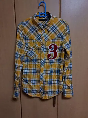 1PIU1UGUALE3 플란넬 셔츠 사이즈 V