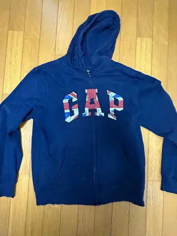 GAP 네이비 풀 집업 후드티 size M
